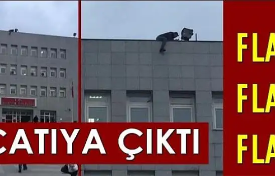 Valilik çatısında hareketli anlar!