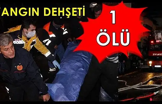 Yangında bir kadın öldü