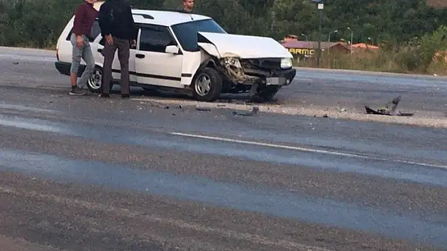 Atılım sanayi sitesi önünde kaza