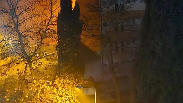 Ağdacı kampüsünde yangın paniği