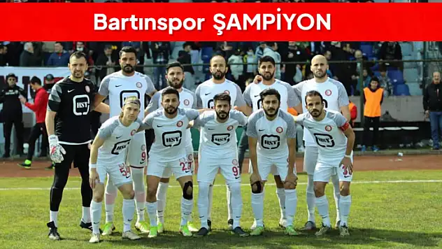 Bartınspor Şampiyonluğunu ilan etti