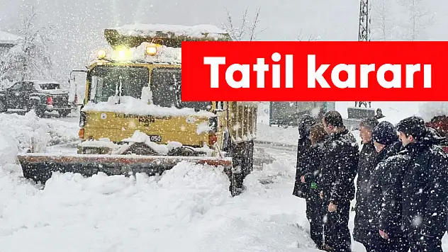 Kaymakamlıktan tatil kararı