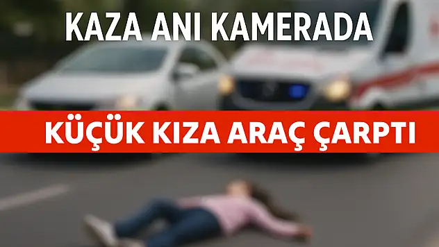 Küçük çocuğa araba çarptı