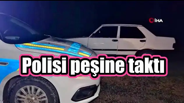 Polisten 30 kilometre kaçabildi