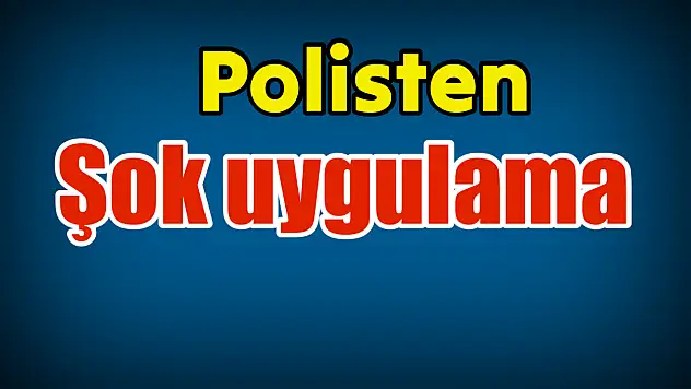 Yunus Timlerinden Şok Uygulama