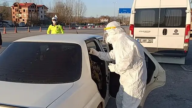 İl dışından gelenler teste tabi tutuluyor