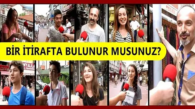 İşte Bartın sokaklarında yapılan itiraflar