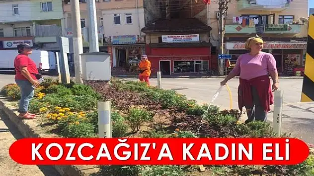 Kozcağız'da Kadın İşçiler Dikkat Çekti