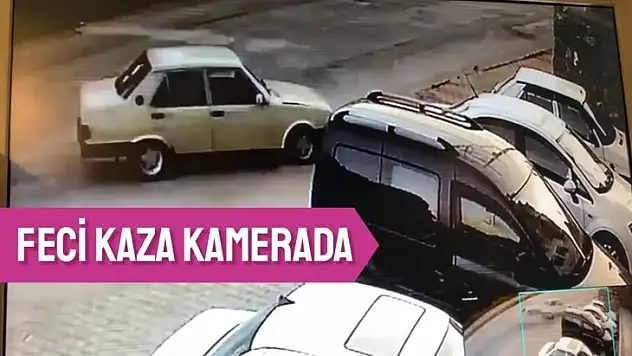 Ölümlü kaza kamerada