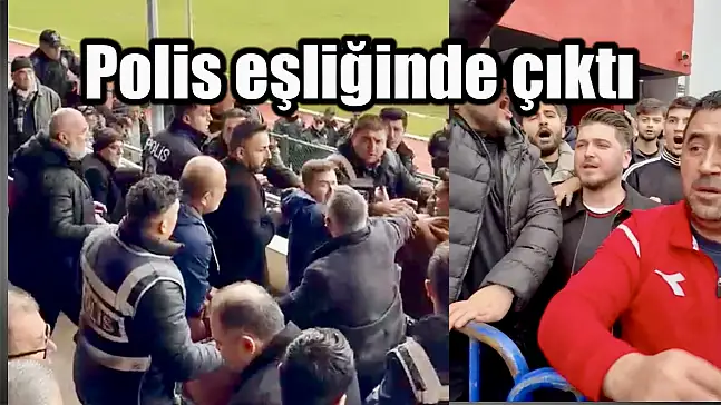 Maç bitti, tribünler karıştı