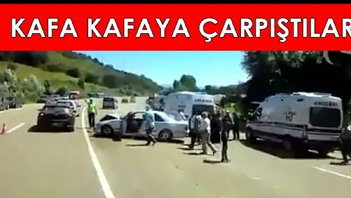 Bartın Çaycuma Yolunda Kaza, 5 yaralı