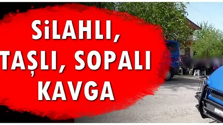 Bayramda silahlı sopalı kavga