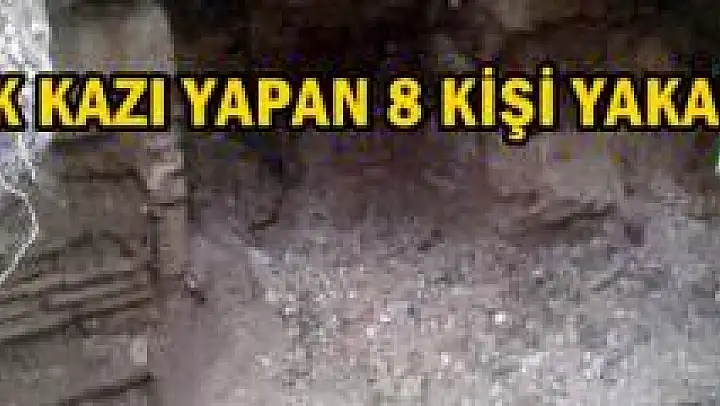 Define Avcıları kazı yaparken yakalandı
