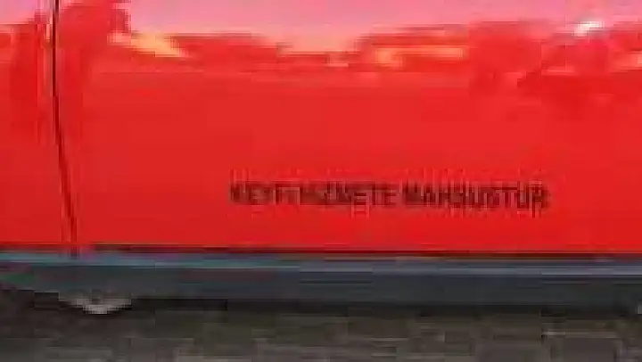 Resmi Değil, Keyfi Hizmete Mahsus