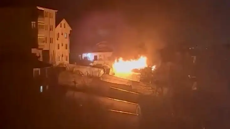 Balamba’da korkutan yangın