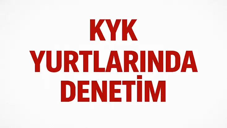Kantin ve mutfaklarda denetim