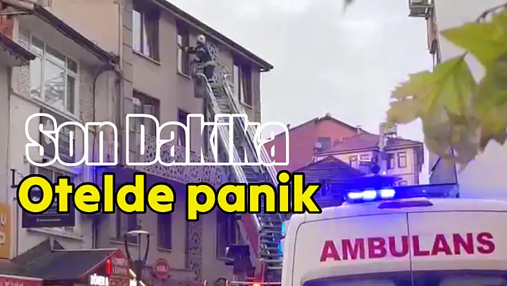 Bartın’da otelde panik yaşandı