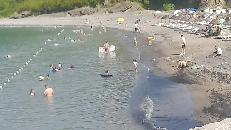 Plajda tatsız görüntü