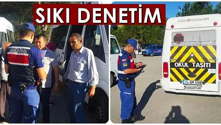 14 okul servisine ceza, 3 araç trafikten men