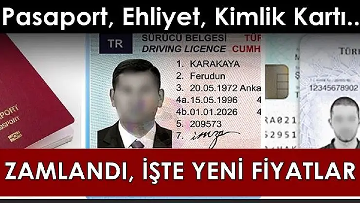 2018 yılı değerli kağıt ücretleri belli oldu