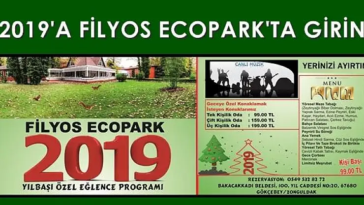 2019 yılına Filyos Ecopark'ta girin