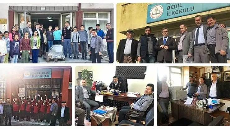 3 okula fotokopi makinesi bağışlandı