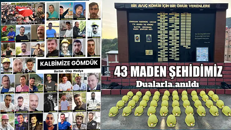 43 Madencimizi rahmetle anıyoruz