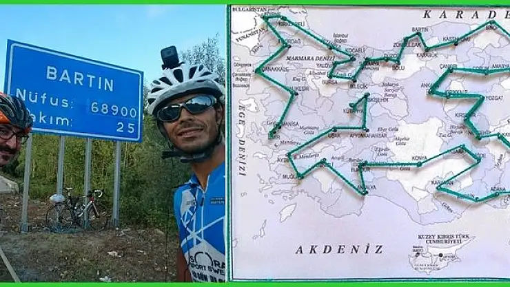 80 Günde 80 İl Pedallayacak 