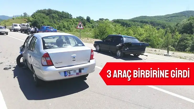 Abdipaşa yolunda zincirleme kaza
