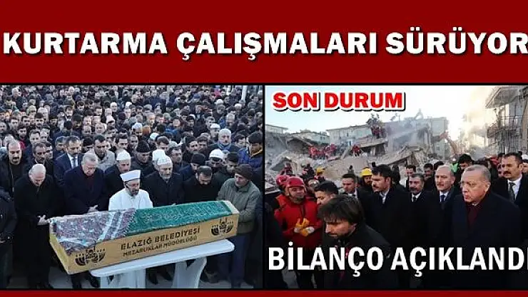 Acı haberler geliyor, Son bilanço açıklandı