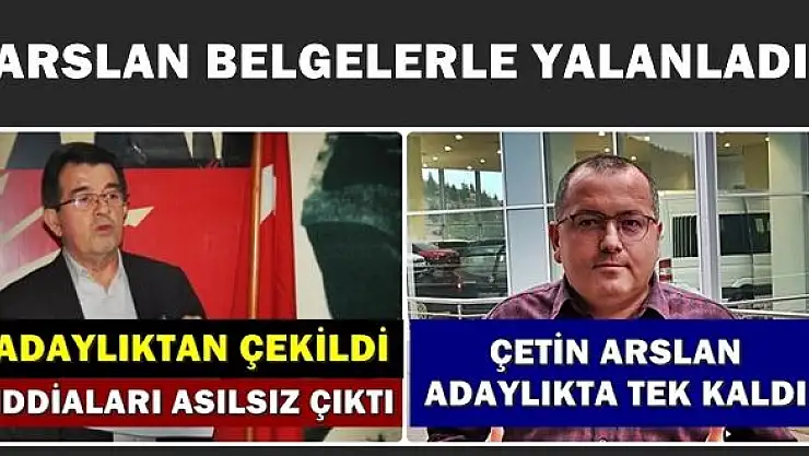 Aday adaylığından çekildi, iddiaları asılsız çıktı