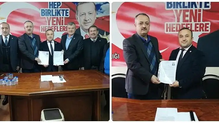 Ak parti Ulus'ta görev değişimi
