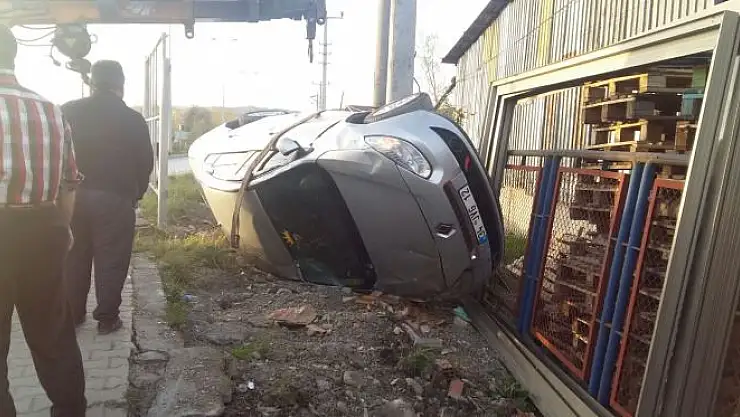Akıllı kavşakta kontrolden çıktı