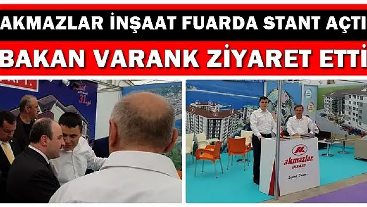 Akmazlar İnşaat Yapı mobilya fuarında