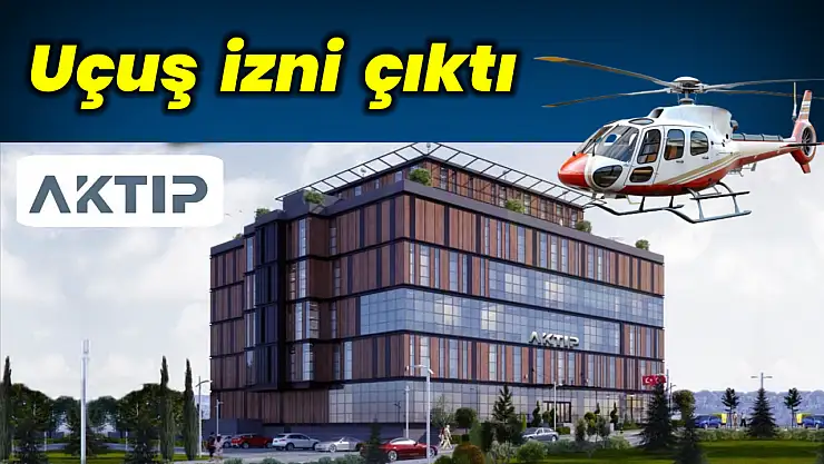 Aktıp helikopter pisti uçuşa hazır