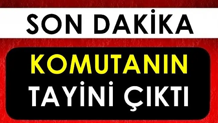 Albay Tekin Aktemur'un tayini çıktı