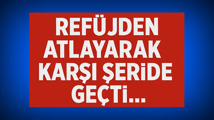 Alkollü Sürücü Refüjü Aşıp Ters Yöne Girdi