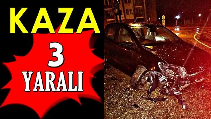 Amasra Arıt yol ayrımında kaza