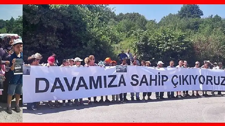 Amasra'da Termik Santral Protestosu