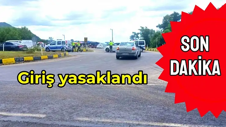 Amasra doldu taştı, giriş yasaklandı