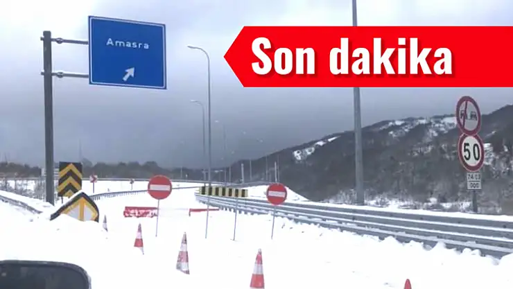 Amasra tüneli için sıcak gelişme