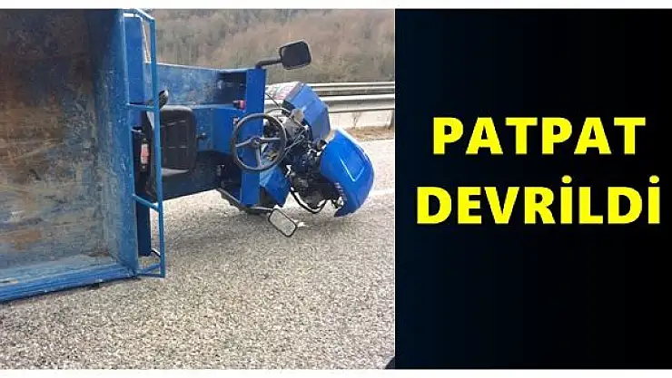 Amasra yolunda patpat kazası