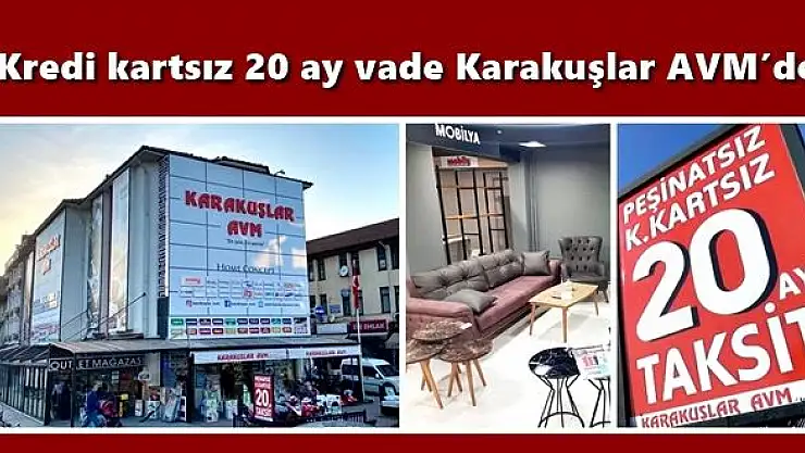 Aradığınız her şey Karakuşlar AVM'de