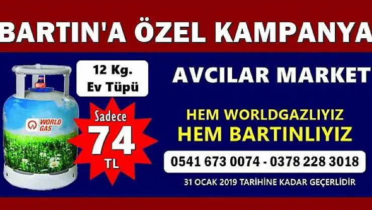 Avcılar Market'ten Bartın'a özel kampanya
