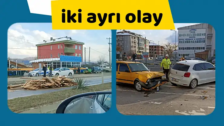 Aynı dakikalarda yaşanan iki olay