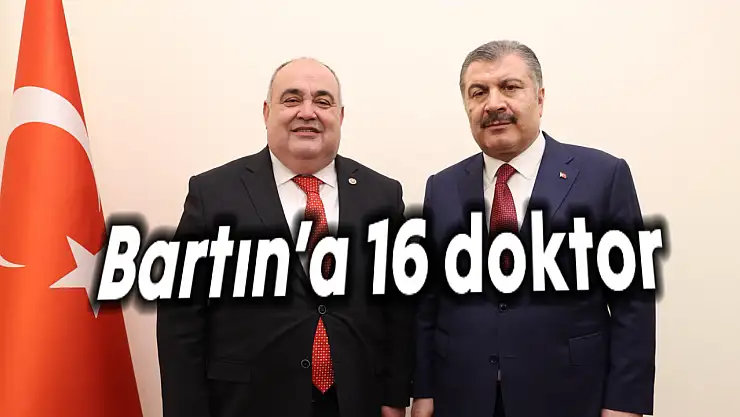 Bartın'a 16 yeni doktor Tahsis edildi
