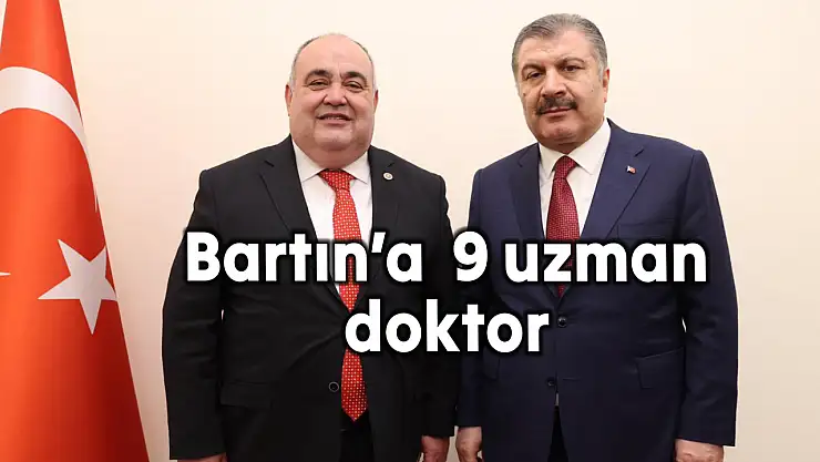 Bartın'a 9 uzman doktor atandı