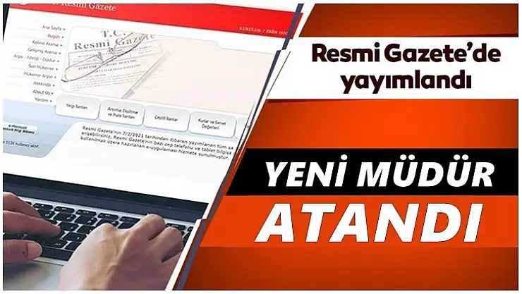 Bartın'a Yeni Müdür Atandı