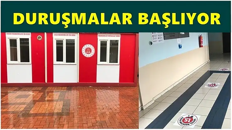 Bartın Adliyesinde koronavirüs düzenlemesi