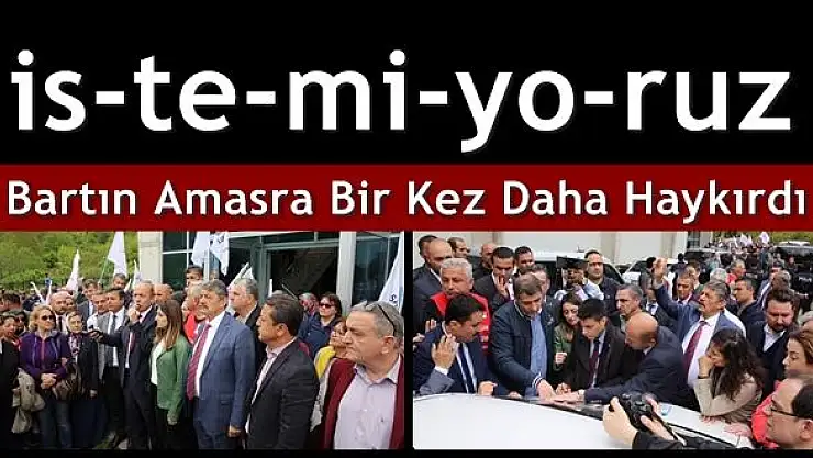 Bartın Amasra Bir Kez Daha Haykırdı